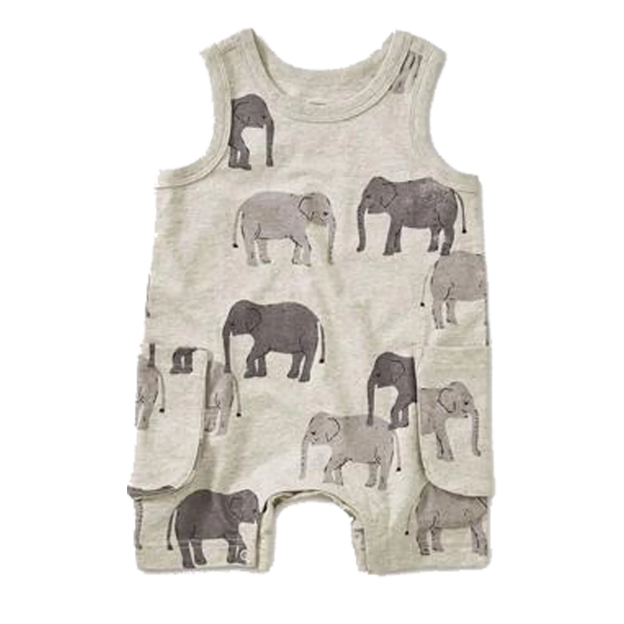 Patterned Tank Romper