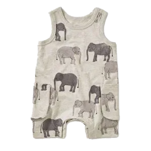 Patterned Tank Romper