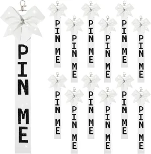Pin Me Ribbon Cheer Bag Bow Keychain Cheerleading Pin Holder Cheer Accessories