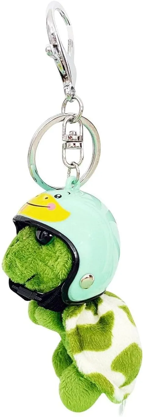 Plush Turtle Keychain, Funny Pendant Plush Doll Portable for Wallet Tote Bag Belt Phone, Car Keychain