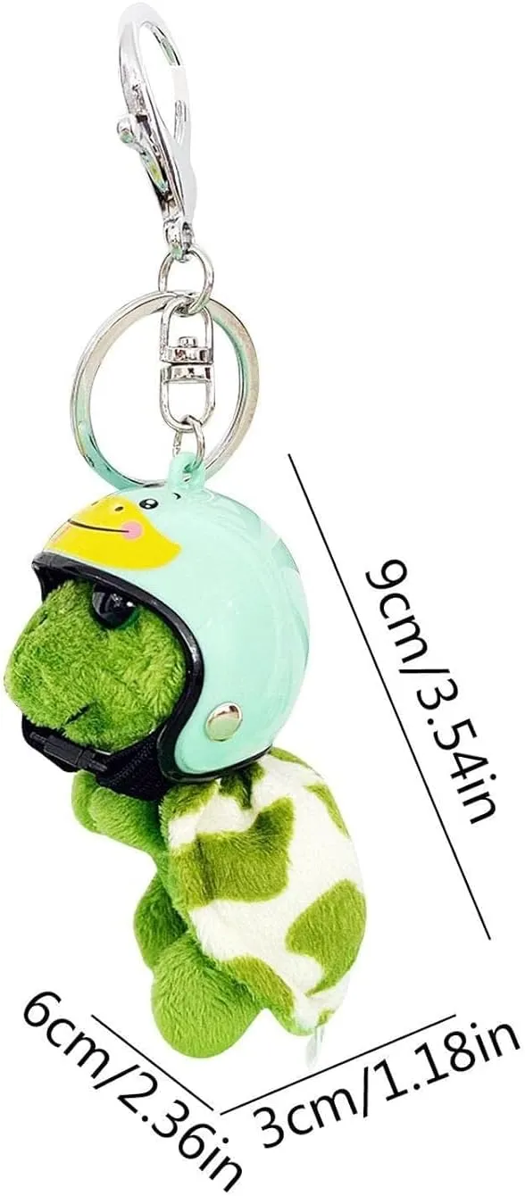Plush Turtle Keychain, Funny Pendant Plush Doll Portable for Wallet Tote Bag Belt Phone, Car Keychain