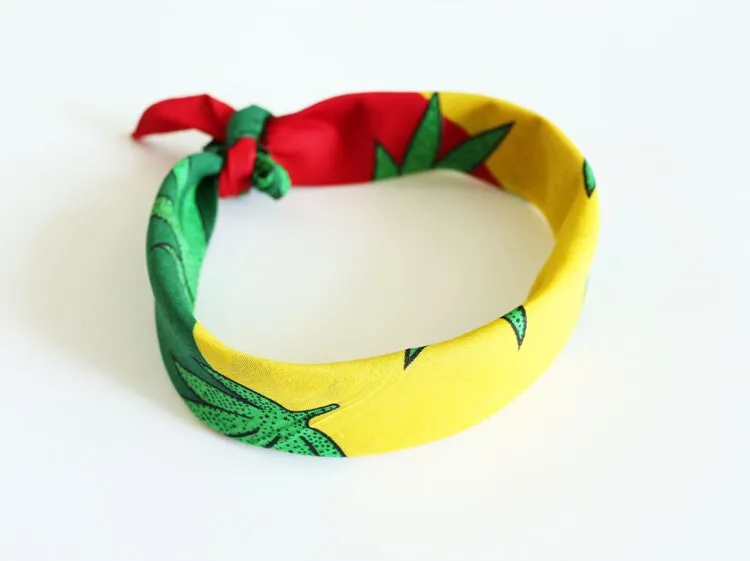 Rasta Reggae Weed Leaf Bandana