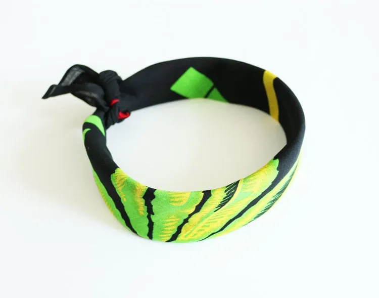 Rasta Reggae Weed Leaf Bandana