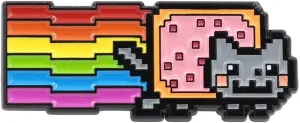 REAL SIC Nyan Cat Enamel Pin - Rainbow Cat Pin with Pop-Tart Meme - LGBT Pride Kawaii Pin for Jackets, Backpacks, Hats, Bags & Tops