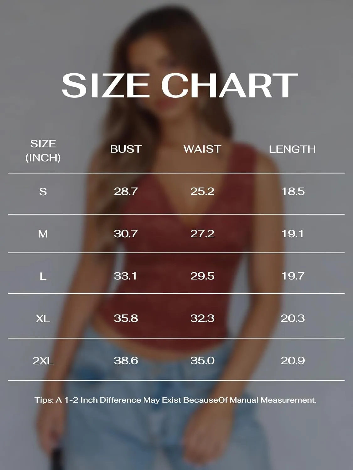 REORIA Womens Sexy V Neck Sleeveless Y2K Trendy Lace Cropped Tank Tops Double Lined Going Out Top