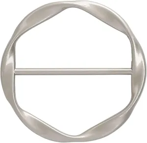 Silk Scarf Ring Clip T-Shirt Tie Clips for Women Scarves Clasp Waist Buckle Fashion Metal Ring for Shirts Clothing Decor