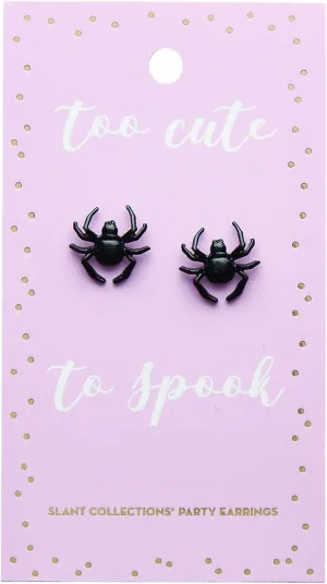 Slant Collections Halloween Party Novelty Earrings, 1-Pair, Too Cute To Spook