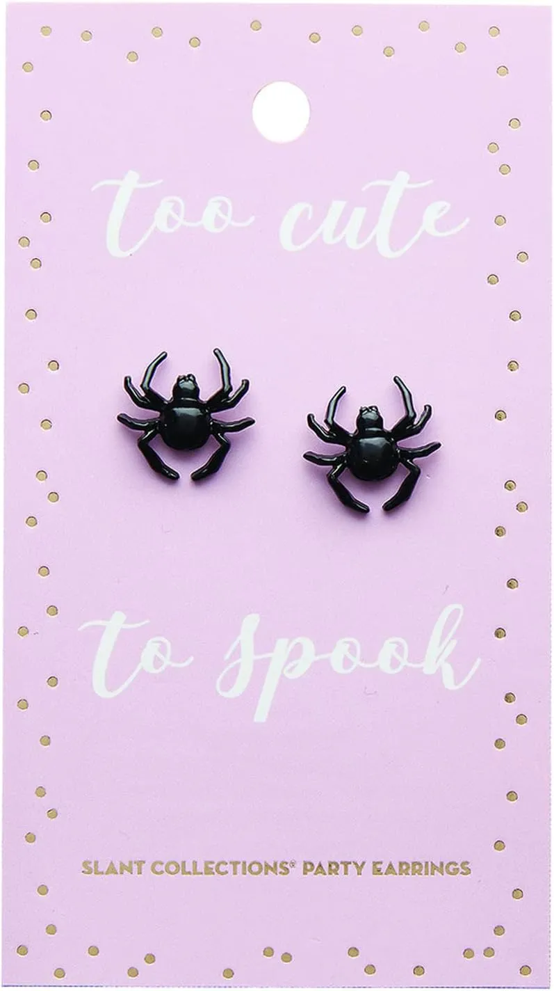Slant Collections Halloween Party Novelty Earrings, 1-Pair, Too Cute To Spook