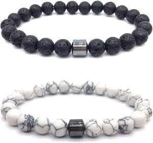 Smoking Cessation Bracelet for Women Men Quit Smoking Bracelet Anti Anxiety Bracelet Anti Smoke Therapy Bracelet Spiritual Bracelets for Women Men Helps Relief Anxiety Frustration Irritability