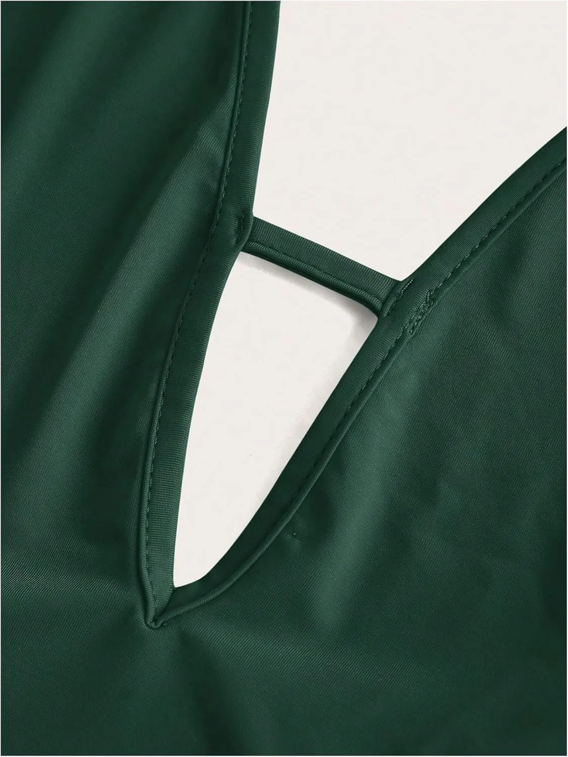 SOLY HUX Women's Halter Draped Front Tank Top Sexy Backless Going Out Crop Vest Tops