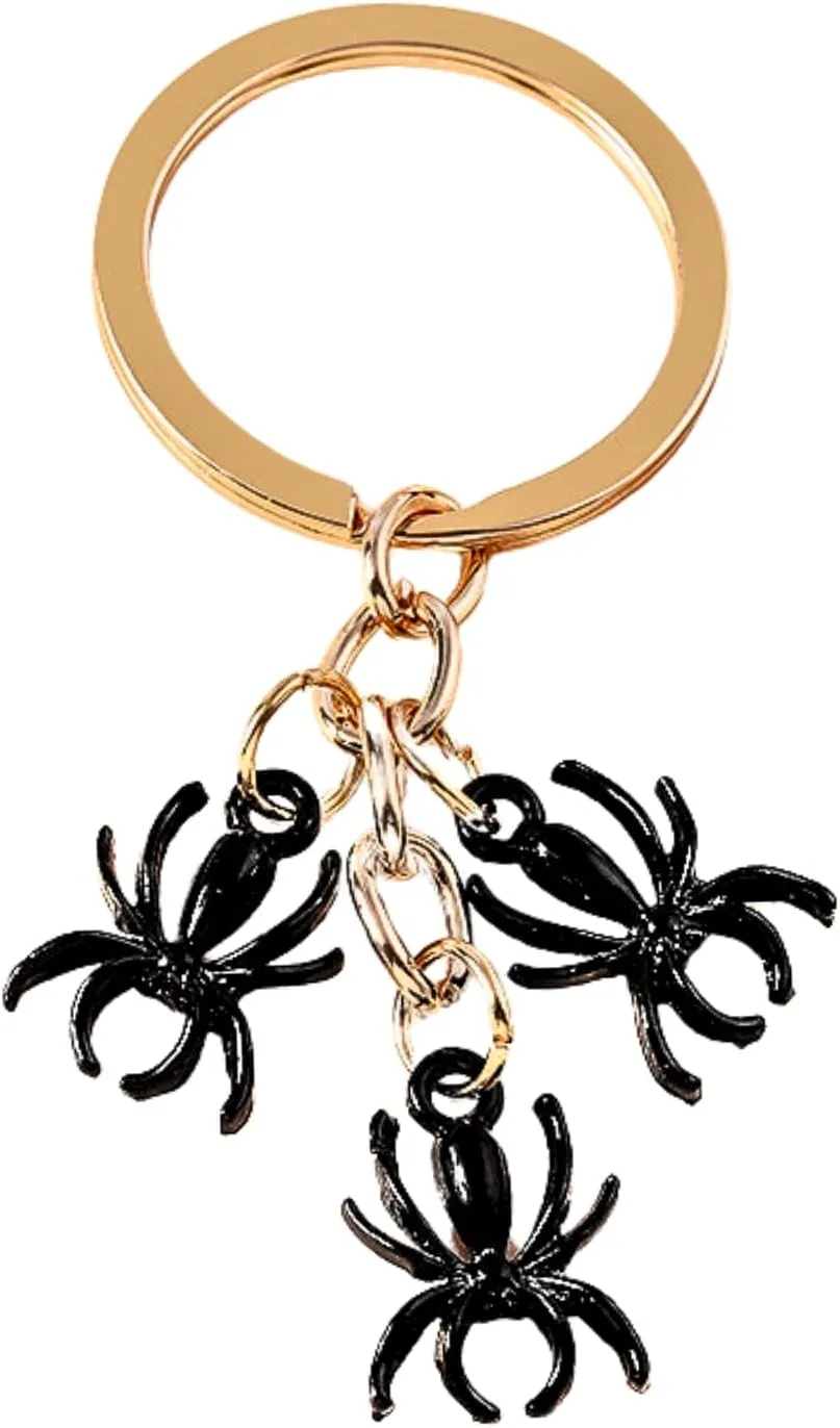 Spider Keychain Gifts Bag Charms Cute Keychain Handbags Pendant Purse Accessories Keyring Aesthetic Gift for Friend