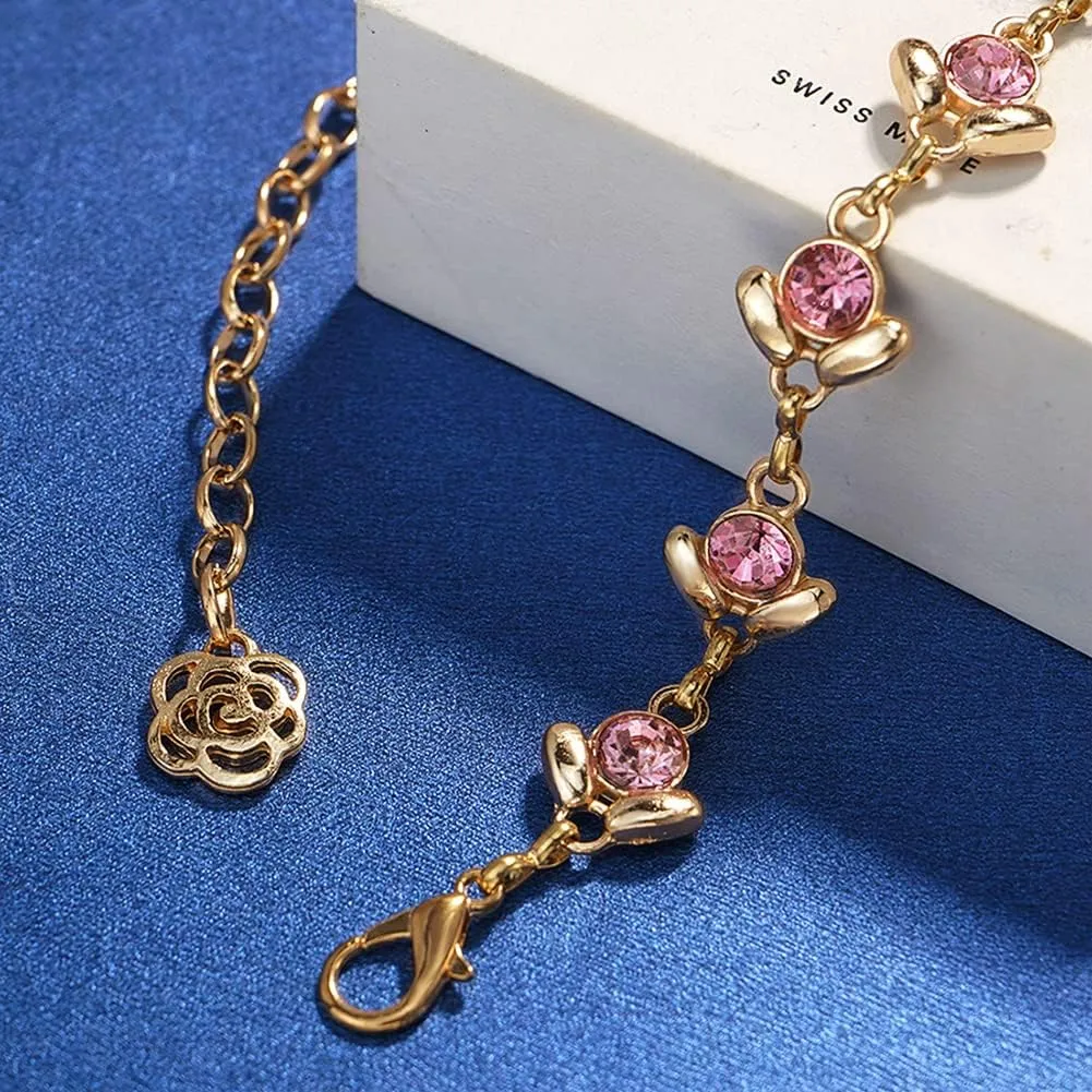 Suyi Chain Belts for Women Rhinestone Waist Chain for Dress