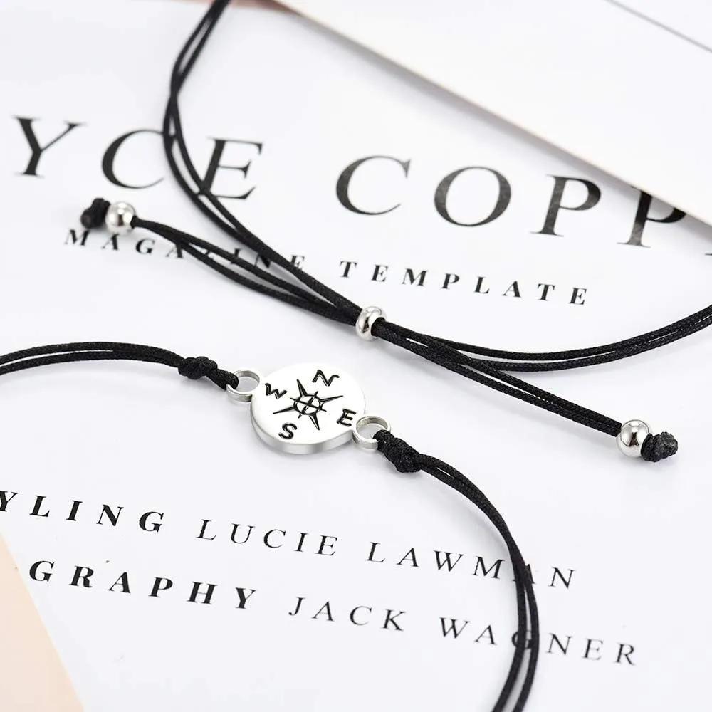 Tarsus Graduation Gifts 2025 Compass Bracelets for Women Men Her Him, 5th Grade, 8th Grade, High School, Middle School, College, Master Degree, PhD
