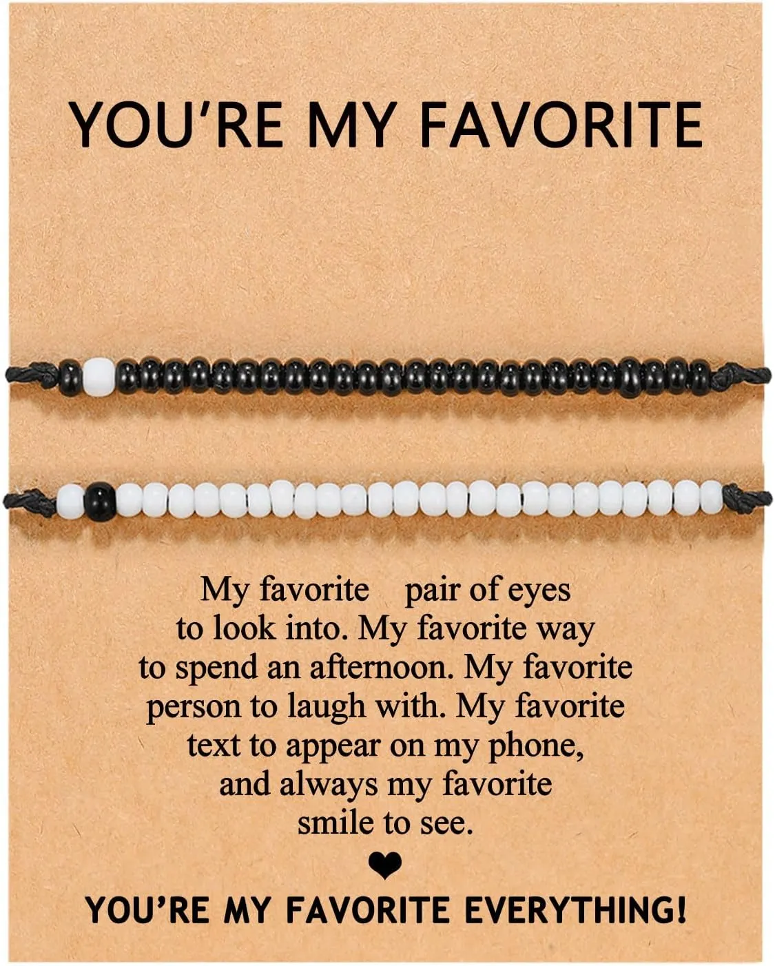 UNGENT THEM Pinky Promise Matching Bracelet for Couples Soulmate Man Distance Relationship Gifts for Women Men Him Her