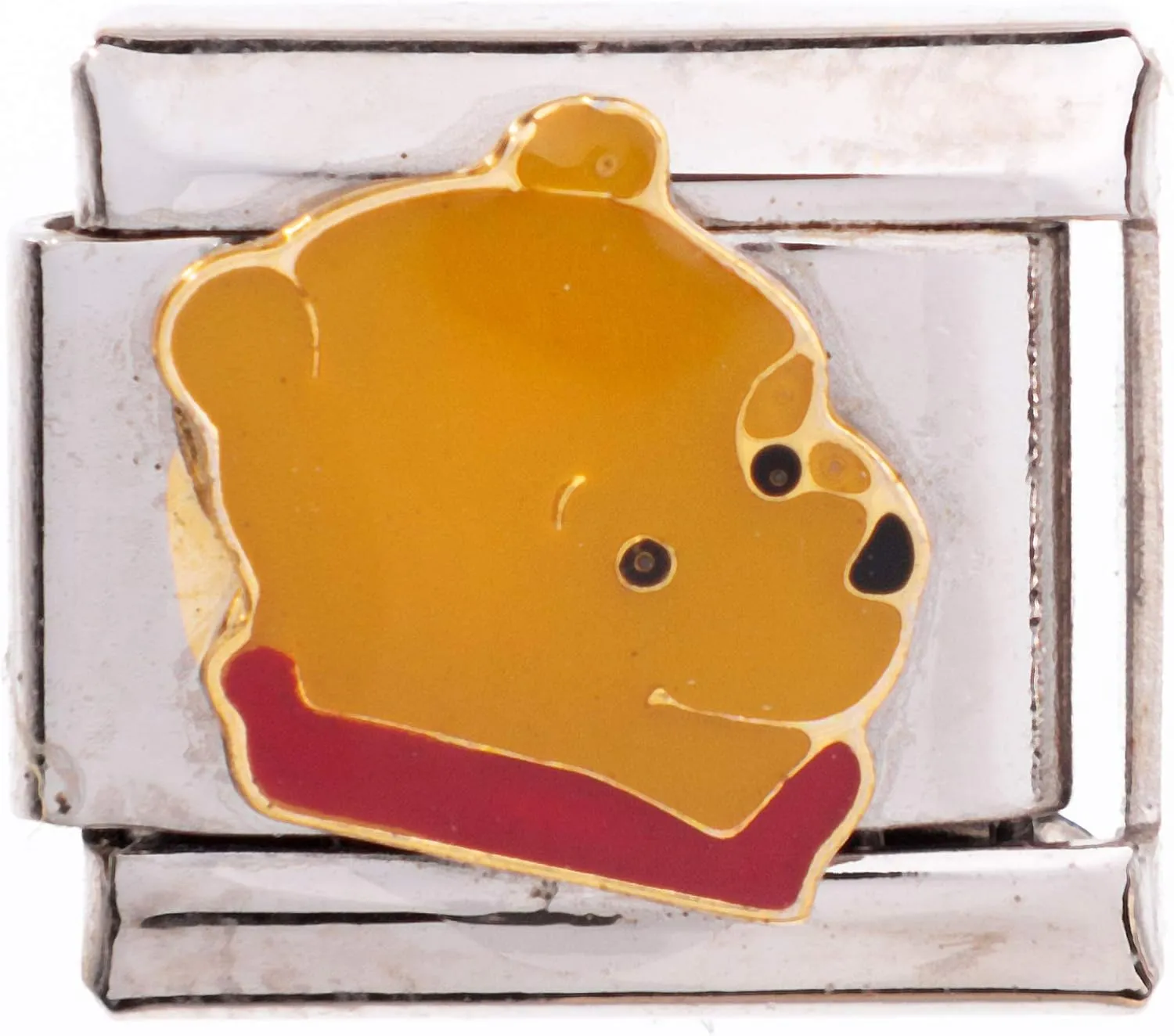 University Gifts Italian European Friendship Bracelet Charms 9 mm Winnie The Pooh
