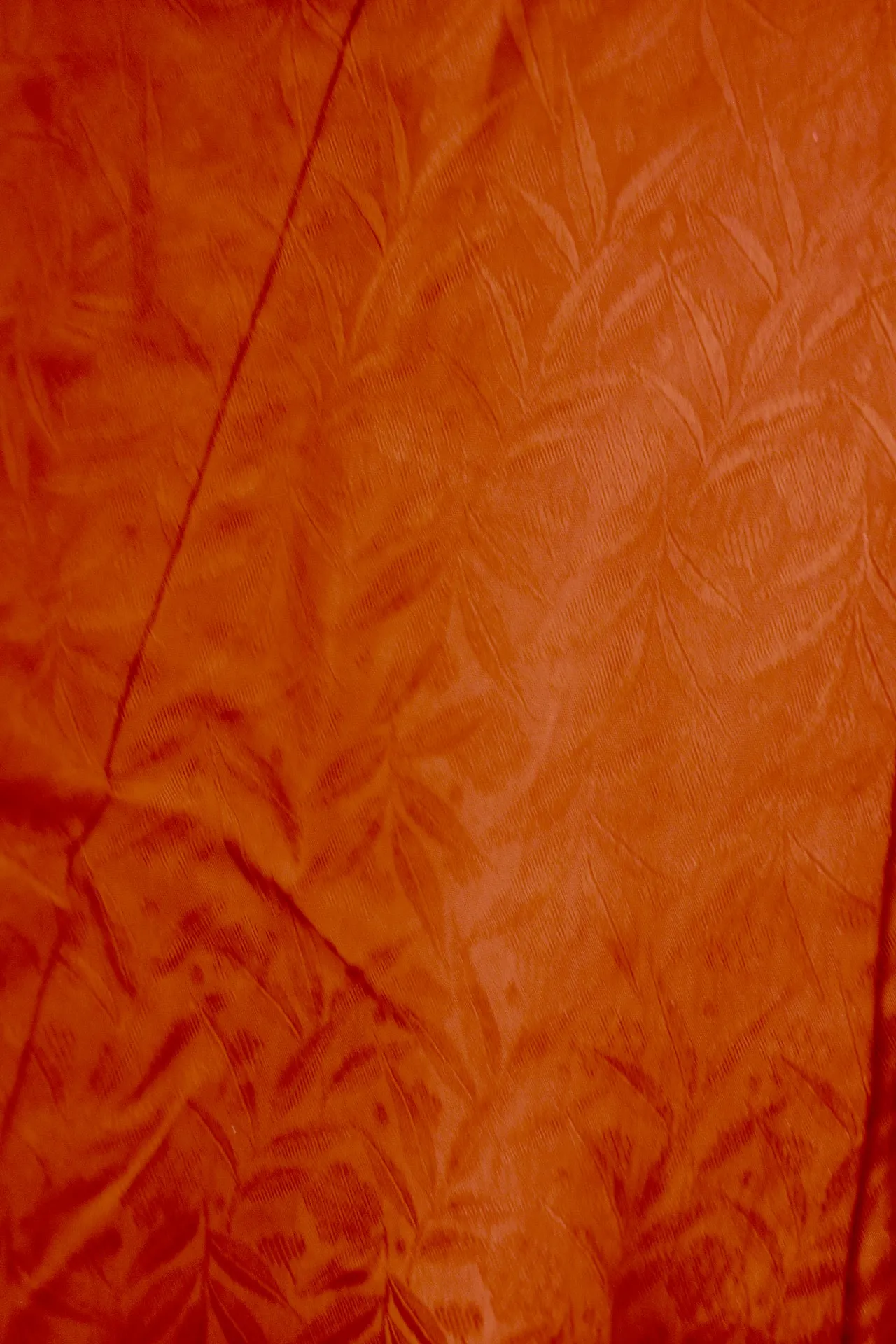 Vintage 1930s-1940s Brown Patterned Silk Matelass
