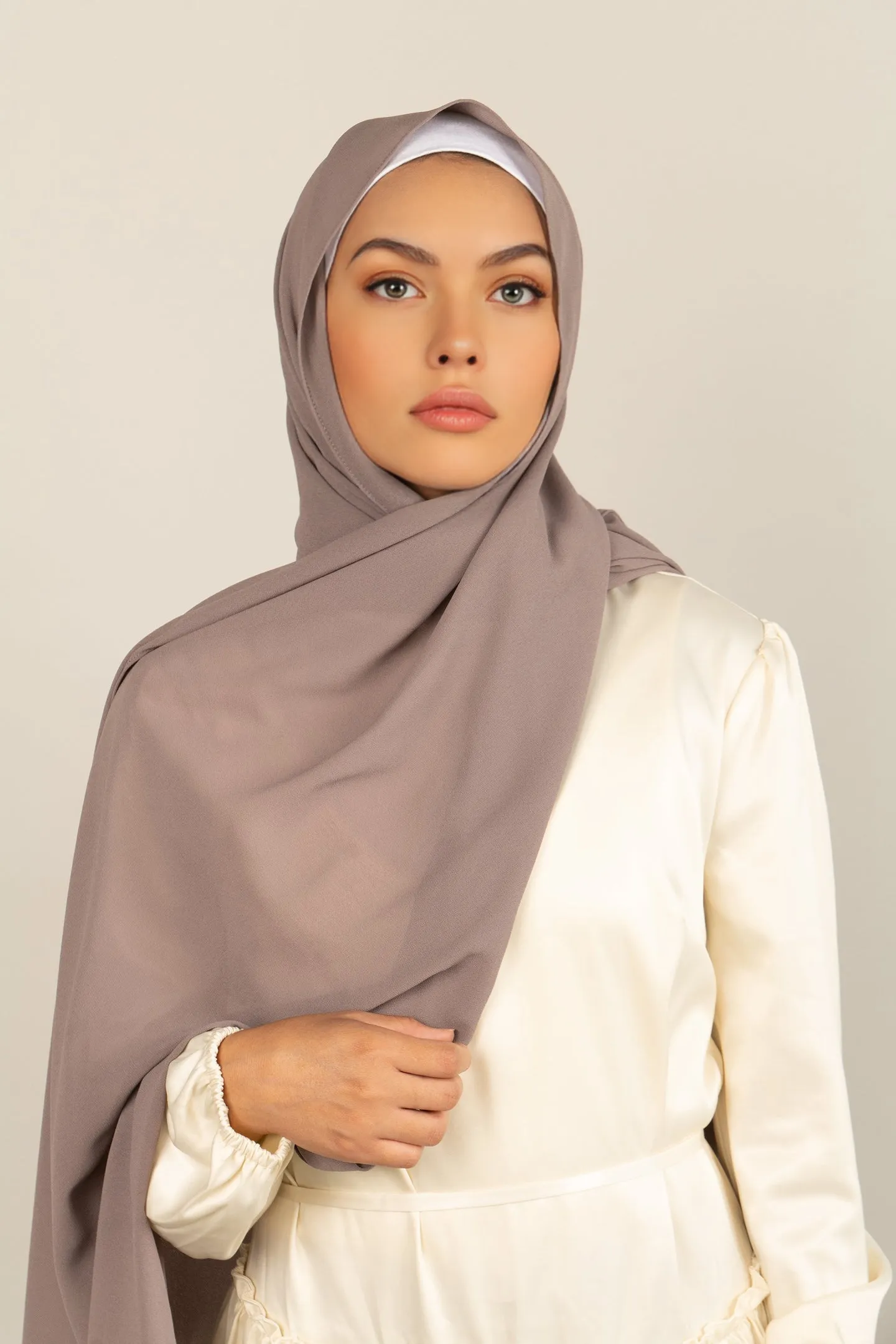 Vintage Charm Georgette Chiffon Scarf