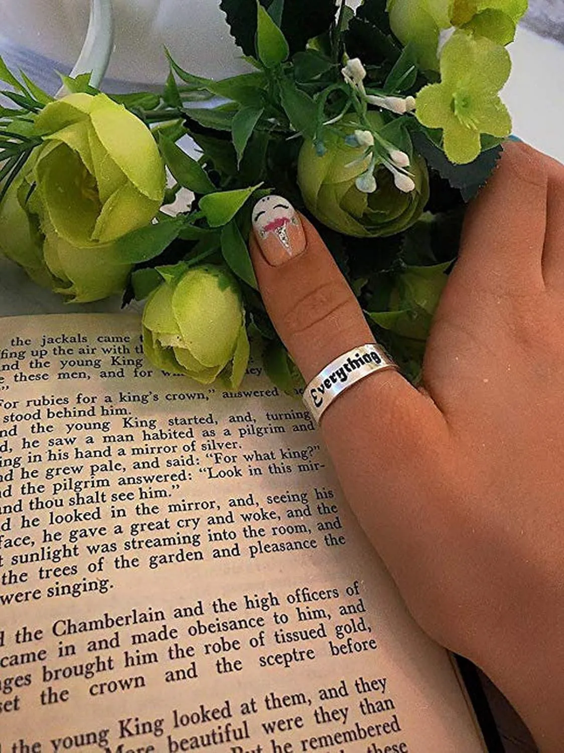 VIP bags King Solomon's Daily Sterling Silver Ring 'Everything Passes. This Too Shall Pass'