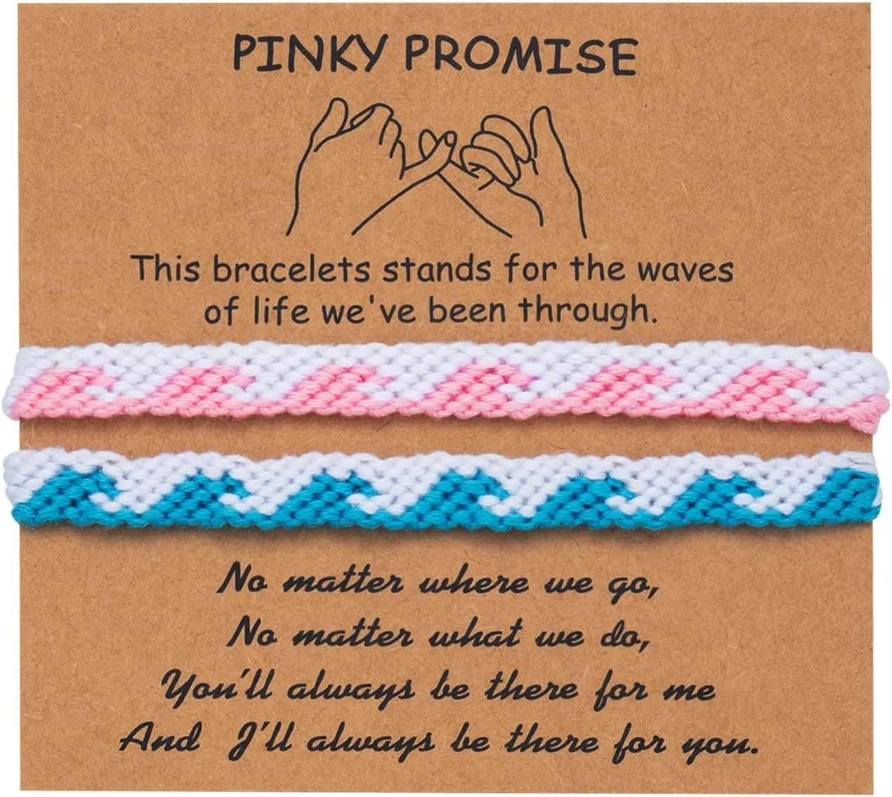 Wave Bracelet for Bestie, Handband Wave Best Friend Friendship Gifts Bracelet for Women