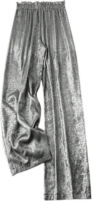 Women's Linen Baggy Pants Summer Casual Vacation High Waist Straight Leg Trousers Trendy Beach Pant
