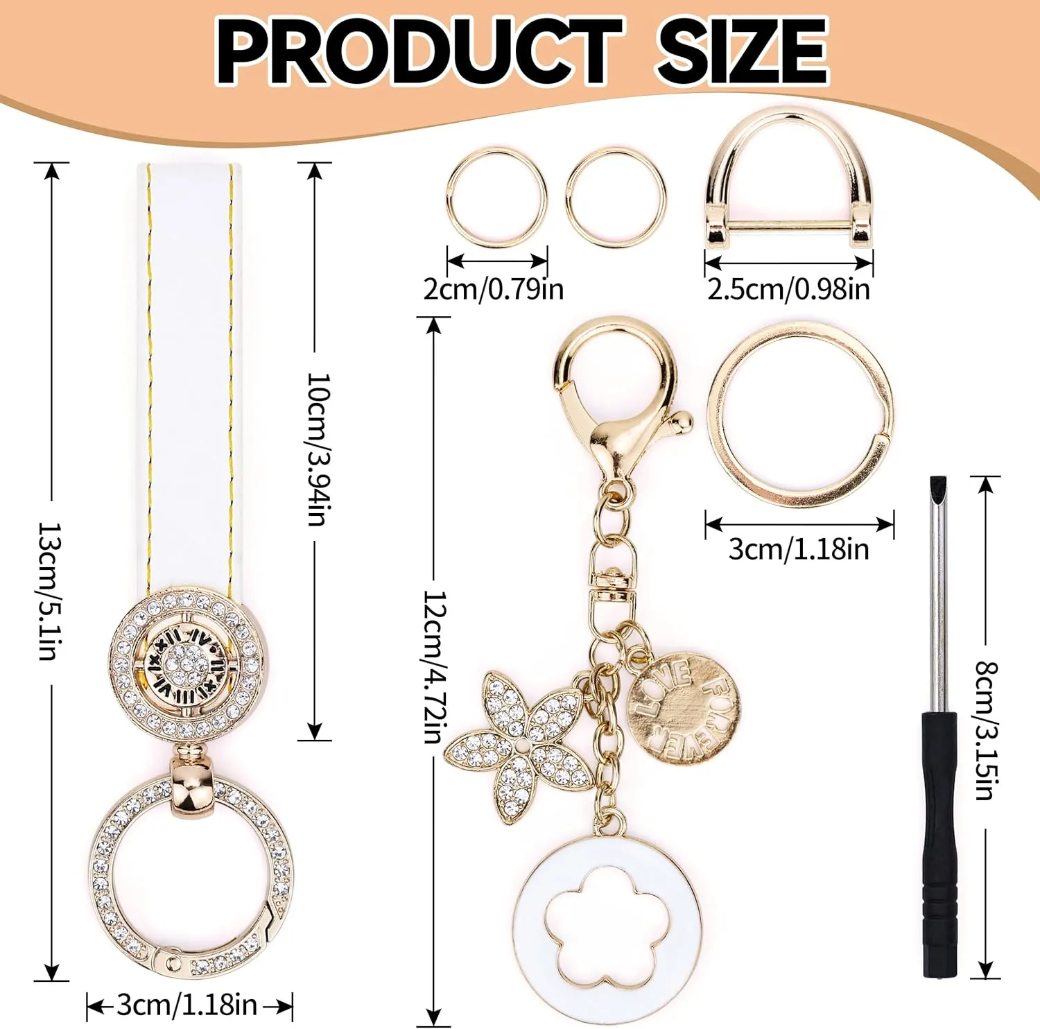 Wristlet Wallet Bracelet Keychain Credit Card Holder Silicone Bead Tassel Keychain Bangle Key Ring for Women