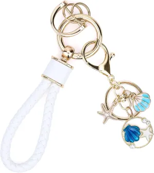 Wristlet Wallet Bracelet Keychain Credit Card Holder Silicone Bead Tassel Keychain Bangle Key Ring for Women